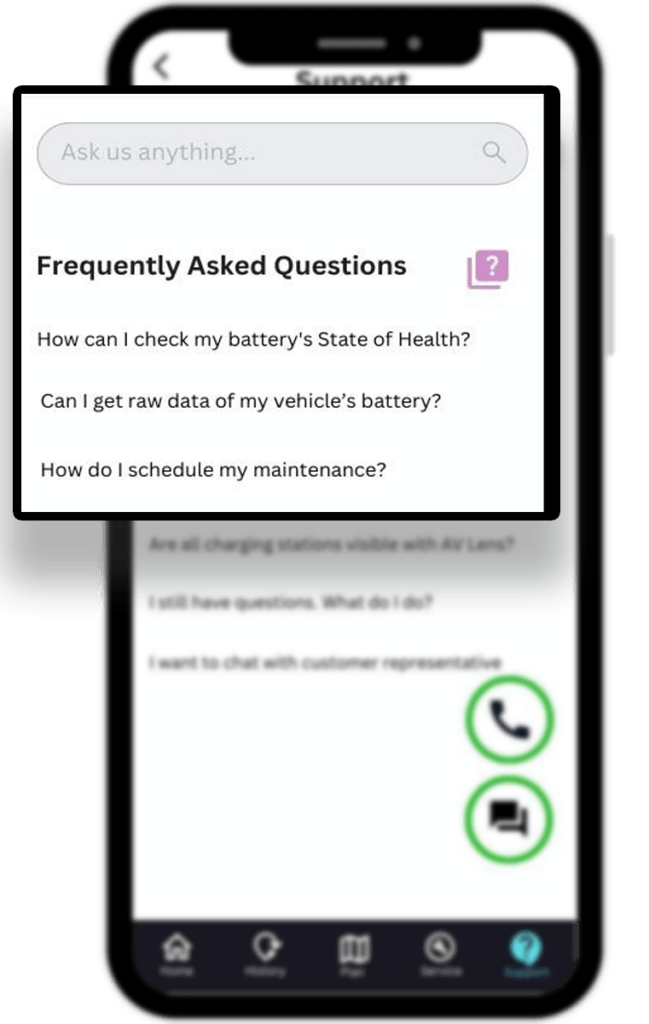 Chat and FAQ Support